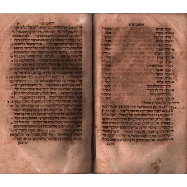 Deri cildinde NEVİİM RİSHONİM, YEOSHUA - SHOPHTİM - SCHMUEL - MELACHİM, Amsterdam, Rafael Hazkiyu Basımevi, 280 s., 14x22 cm
