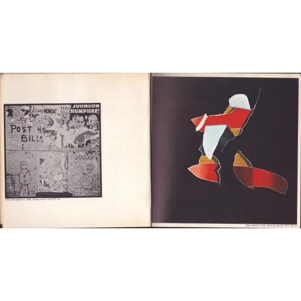Burhan Doğançay tarafından imzalı eser kataloğu, 24 s., 21x21 cm