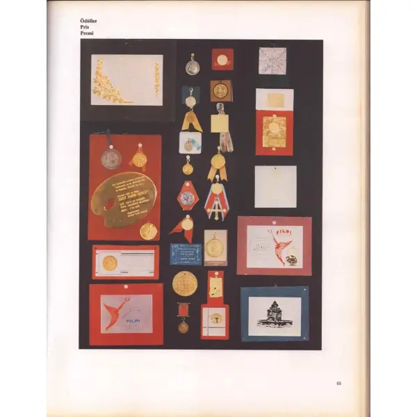 J. Habib Gerez'den Ressam Hasan Kavruk'a imzalı katalog, 1984,  Apa Opset Basımevi, 125 s., 24x30 cm