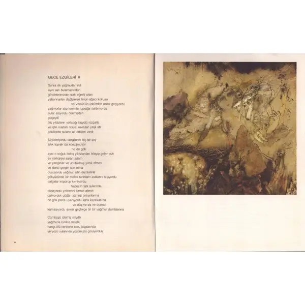 Gülseli İnal ve Burhan Uygur tarafından Avni Arbaş´a imzalı SULARA GÖMÜLÜ ÇAĞRI (Şiirler), 117 s., 16x21 cm