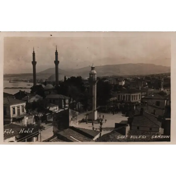 Samsun Saat Kulesi, Foto Halil, 9x14 cm
