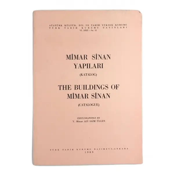 Orijinal karton kutularında MİMAR SİNAN YAPILARI (2 Cilt), çizen: Ali Sami Ülgen, Türk Tarih Kurumu Yayınları, 73x53 cm