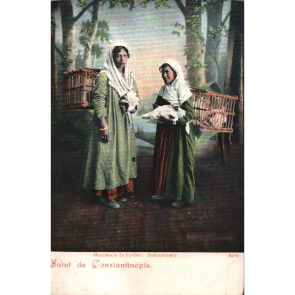 Tavuk satıcısı iki kadın, Constantinople