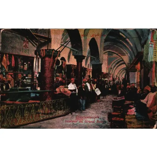 Kapalı Çarşı´nın girişi, Constantinople, ed. M.J.C.