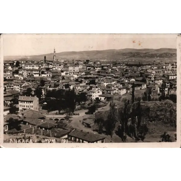 Ankara genel görünümü, 22 Eylül 1930, 9x14 cm