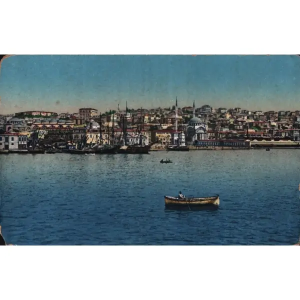 Tophane manzarası, Constantinople, ed. E.F. Rochat, Kartpostallarla Eski Türk Hayatı Sergisi Hatırası 16.12.1970-9.1.1971 ve Herman Boyacıoğlu P.K. 1224- Sirkeci İstanbul damgalıdır.
