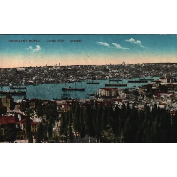 Haliç manzarası, Constantinople