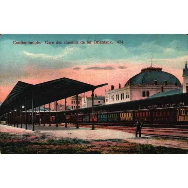 Sirkeci tren garı, Constantinople, ed. J.M.F. Galata