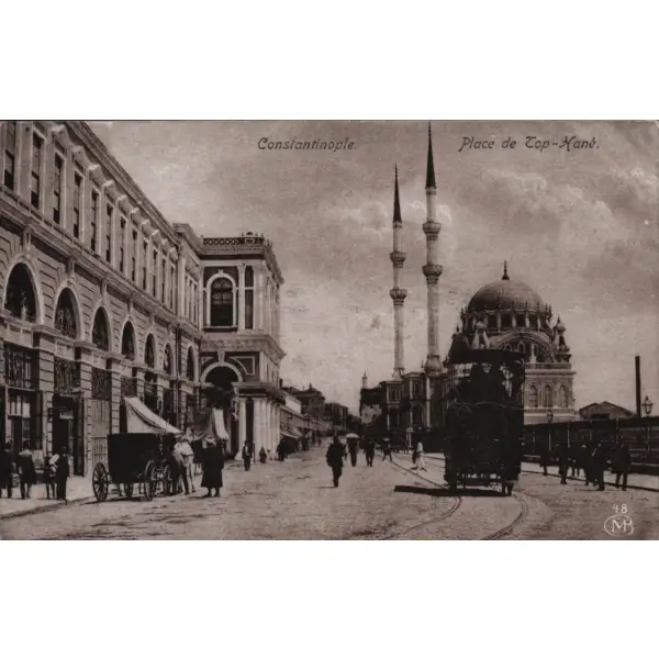 Tophane meydanı ve Nusretiye Camii, Constantinople, ed. MB