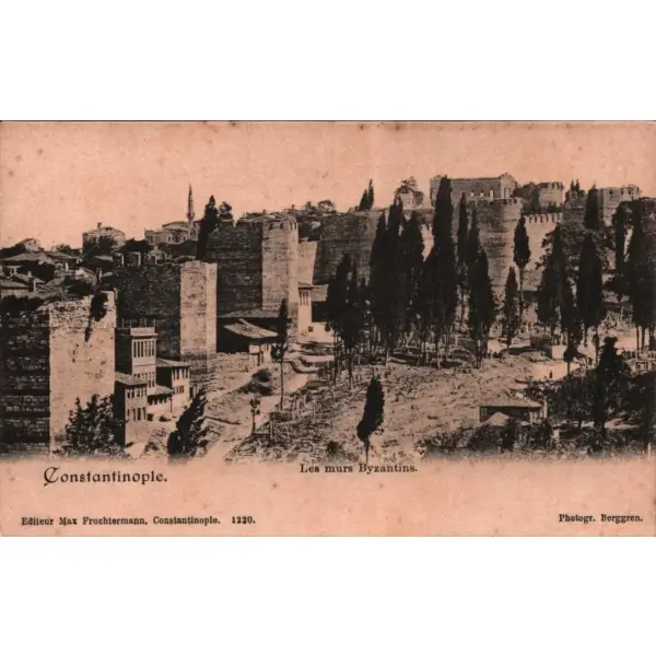 Kara surları, Constantinople, Foto Berggren, ed. Max Fructermann