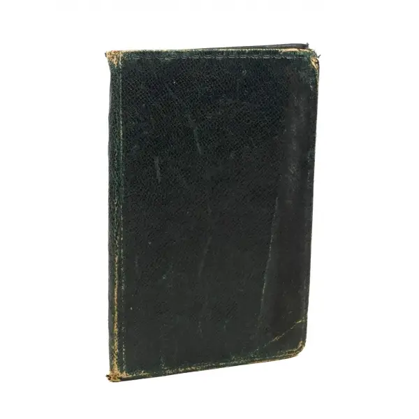 Abdüllatif Bey´e ait fotoğraflı Maarif Vekaleti memur sicil cüzdanı, 1926-1954, 11x16 cm