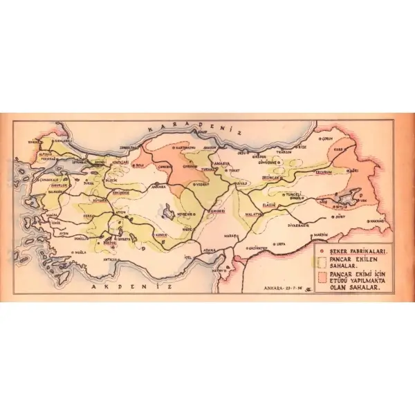 ELAZIĞ ŞEKER FABRİKASI AÇILIŞ HATIRASI, 1956, 24 s., 19x27 cm