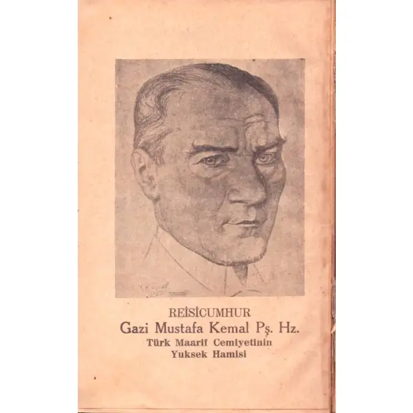 1928-1929 Ders Senesine Mahsûs MUALLİM ALMANAĞI, neşreden: Türk Maarif Cemiyeti, İstanbul 1928, 256 s., 11x17 cm