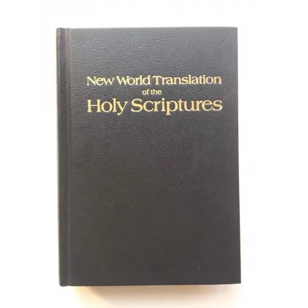 New World of Translation of the Holy Scriptures with References. New World Bible Translation Committee. 1984. 1472 sayfa. Deri ciltli