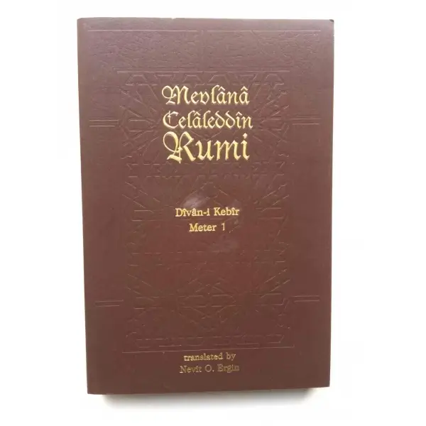 Divan-i Kebir Meter 1 , Mevlana Celaleddin Rumi, 1995, Current ,418s, Renkli Resimli, İngilizce, Karton Kapak