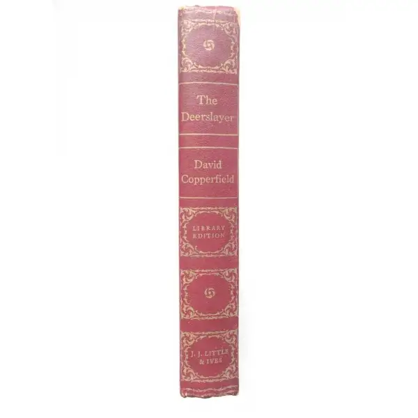The Deerslayer, James Fenimore Cooper, 1954, New York, J. J. Little & Ives, 384s, S/B Resimli, İngilizce, Sert Kapak