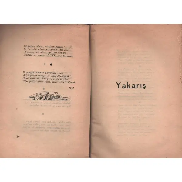 YOLLARIN SONU, [Hüseyin Nihâl] Atsız, Barıman Yayınevi, İstanbul - 1946, 131 sayfa, 15x22 cm