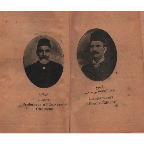MİNİ MİNİ LÜGAT-İ TEFEYYÜZ (Osmanlıcadan Fransızcaya Lügât), Ali Nazîma, Kasbar Matbaası, İstanbul 1912, 882 s., 8x11 cm