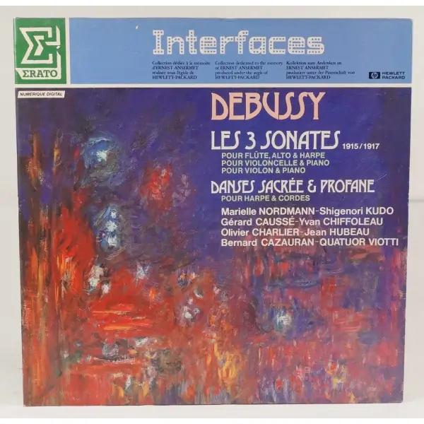 Claude Debussy - Sonate Pour Flüte Alto Et Harpe
