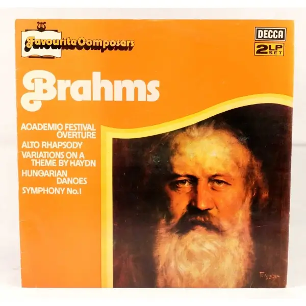Brahms - Alto Rhapsody / Semphony no.1 (Çift Plak)