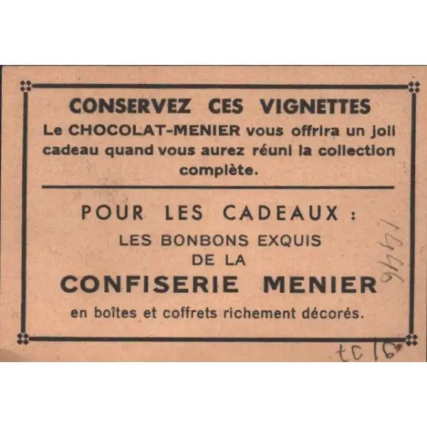 İzmir Saat Kulesi görselli Fransızca çikolata kartı, Menier Chocolaté Collection 1816, Constantinople, 5x8 cm