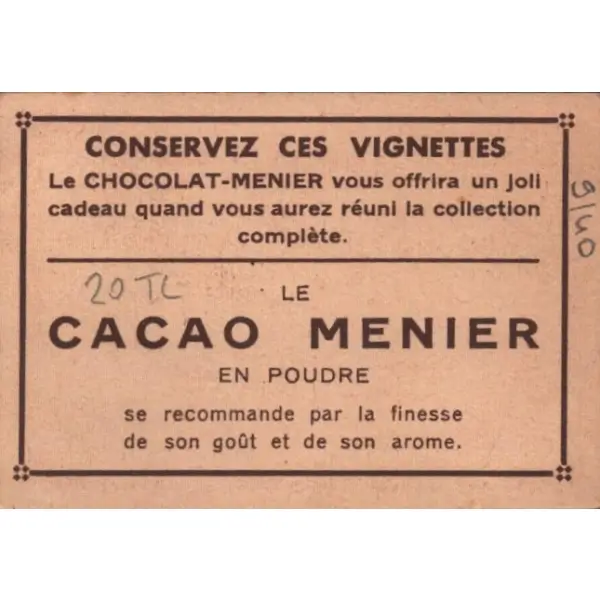 Bursa görselli Fransızca çikolata kartı, Menier Chocolaté Collection 1816, Constantinople, 5x8 cm