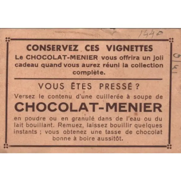 Eyüp Culüs Yolu görselli Fransızca çikolata kartı, Menier Chocolaté Collection 1816, Constantinople, 5x8 cm