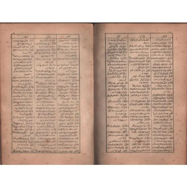 MÜNTEHABAT-I LUGAT-İ OSMANİYE (Taş baskı, İki cilt bir arada), 1282, Matbaa-yı Amire Litografya Destgâhı, 224+246 sayfa, 15x23 cm…