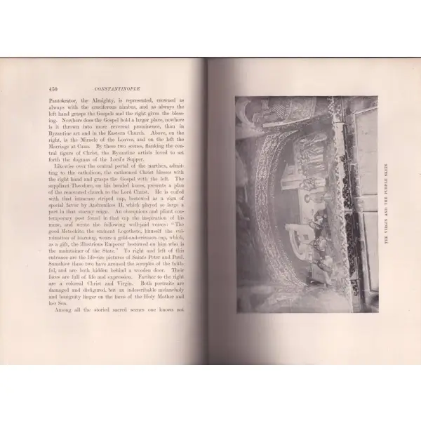İngilizce, deri cildinde CONSTANTINOPLE, Edwin A. Grosvenor, Roberts Brothers, Boston 1895, 2 Cilt; 413 s.+812 s., 16x24 cm