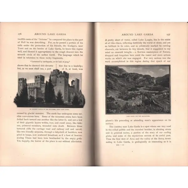 İngilizce, deri cildinde JOHN L. STODDARD´S LECTURES: SOUTH TYROL, AROUND LAKE GARDA THE DOLOMITES  [3. Cilt], Balch Brothers Co., Geo L. Shuman & Co, 1903, 336 s., 16x23 cm