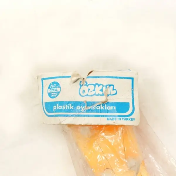 Özkul Plastik Oyuncakları etiketli orijinal paketinde plastik Saz, 11x30x2 cm
