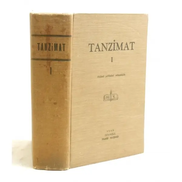 TANZİMAT I, İstanbul 1940, Maarif Matbaası, 1026+70 sayfa, 17x24 cm...