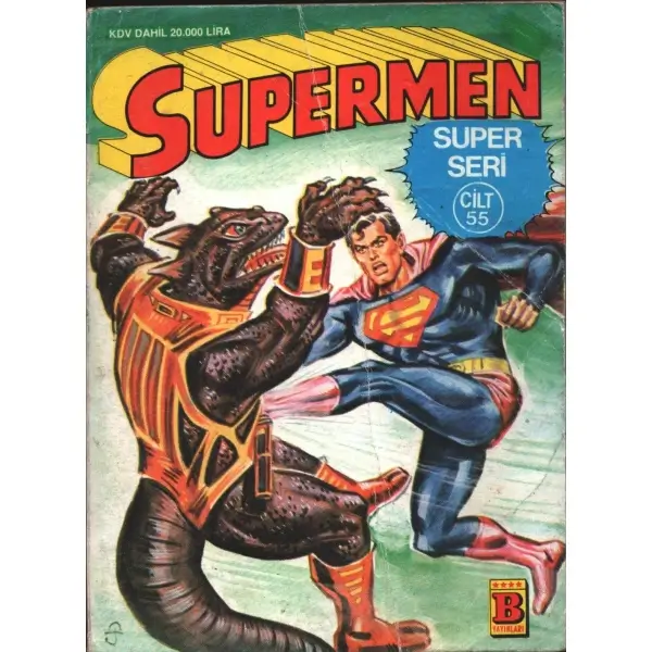 SUPERMEN, Super Seri, Cilt:55, B Yayınları, 98 sayfa