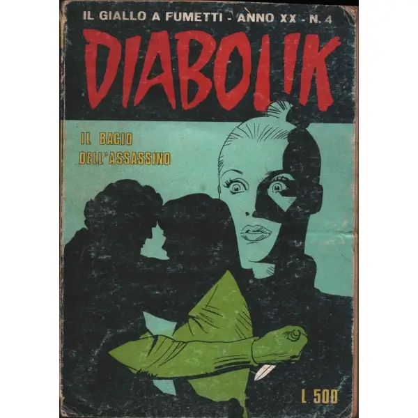 DIABOLIK [İtalyanca], N.4, Milano 1981, 130 sayfa, 12x17 cm