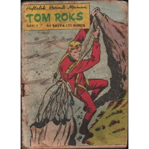 TOM ROKS (Haftalık Resimli Mecmua), Sayı:7, 64 sayfa, 12x17 cm