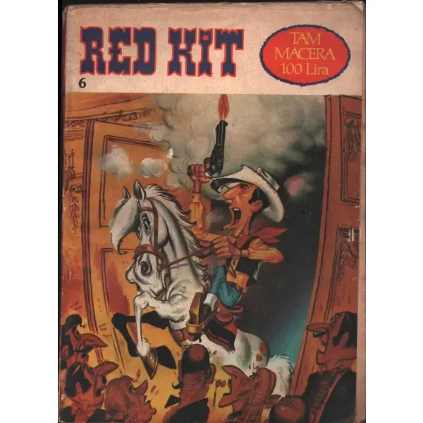 RED KİT (Tam Macera), Sayı:6, İstanbul 1983, 96 sayfa, 14x19 cm