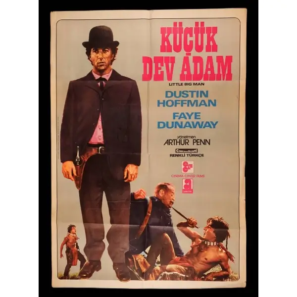 KÜÇÜK DEV ADAM / LITTLE BIG MAN (Akün Film - Cinema Center Films), Dustin Hoffman - Faye Dunaway, 68x100 cm...