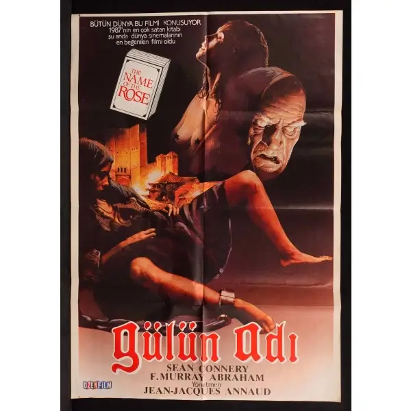GÜLÜN ADI (Özen Film), Sean Connery - F. Murray Abraham, 57x82 cm...