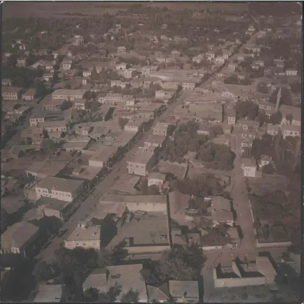 Havadan çekilmiş Osmaniye fotoğrafı, 23x23 cm...