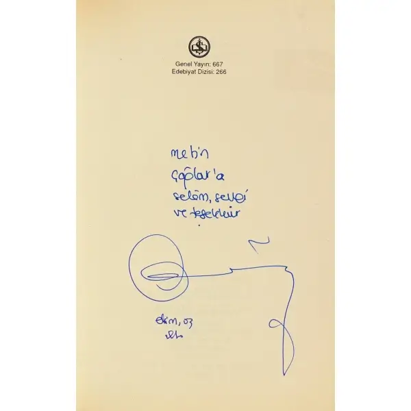 DERSAADET´TE SABAH EZANLARI, Attila İlhan, 2003, Türkiye İş Bankası Kültür Yayınları, 440 sayfa, 14x20 cm, İTHAFLI ve İMZALI...