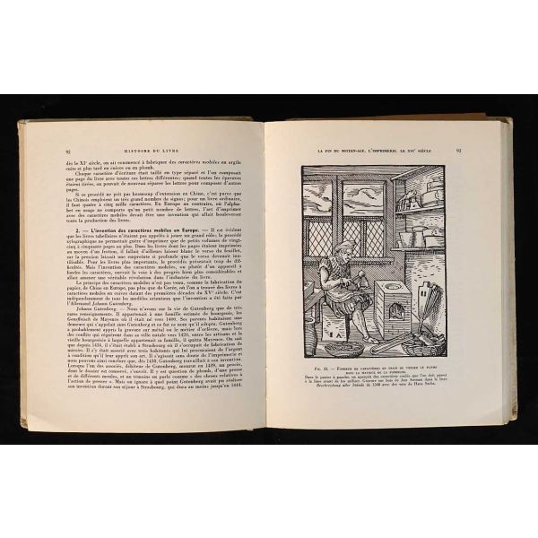 Antik çağlardan günümüze, kitabın tarihine, kitap yayıncılığına ve cilt sanatına dair yazılmış, bol görselli, Fransızca kitap: Svend Dahl, 1960, Editions Lamarre-Poinat, Paris, 348 sayfa, 18x23 cm...