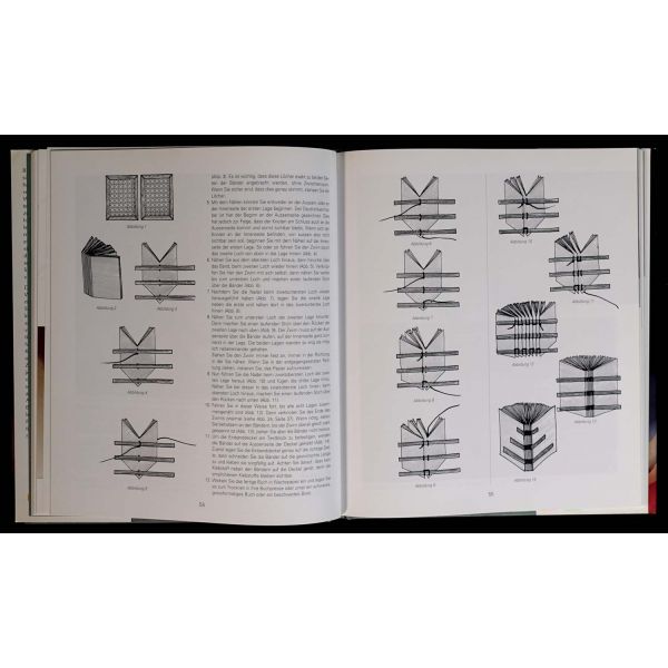 Geleneksel teknikler ve deneysel tasarımlarla cilt örnekleri: BUCHBINDER, Shereen LaPlantz, 1995, Verlag Paul Haupt, 144 sayfa, 22x26 cm...