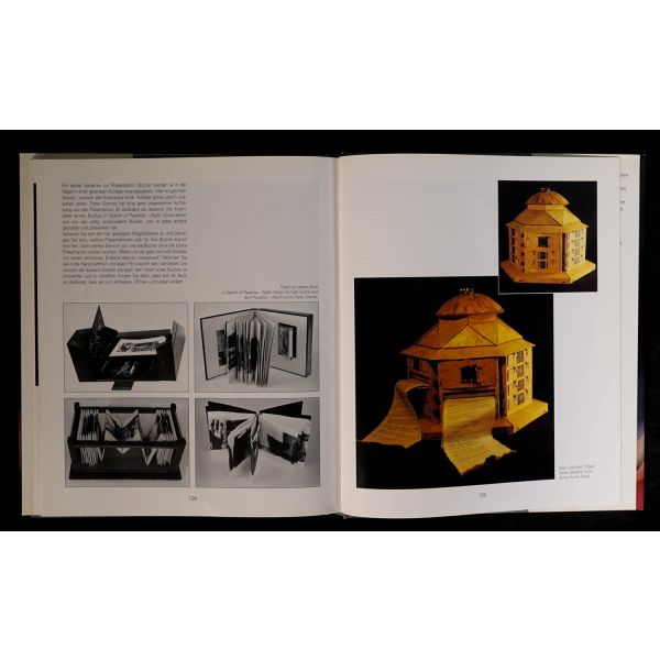 Geleneksel teknikler ve deneysel tasarımlarla cilt örnekleri: BUCHBINDER, Shereen LaPlantz, 1995, Verlag Paul Haupt, 144 sayfa, 22x26 cm...