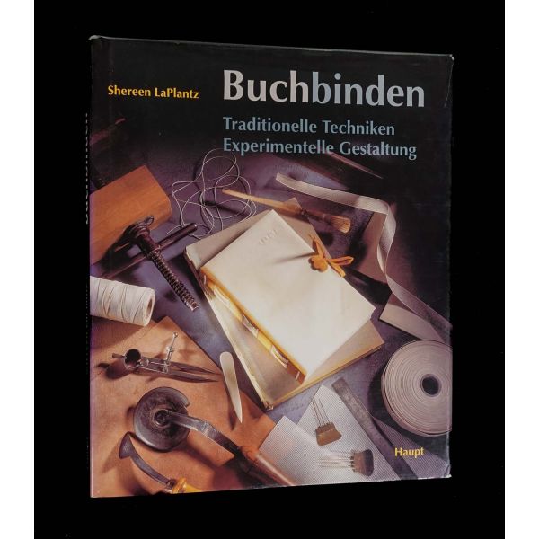 Geleneksel teknikler ve deneysel tasarımlarla cilt örnekleri: BUCHBINDER, Shereen LaPlantz, 1995, Verlag Paul Haupt, 144 sayfa, 22x26 cm...