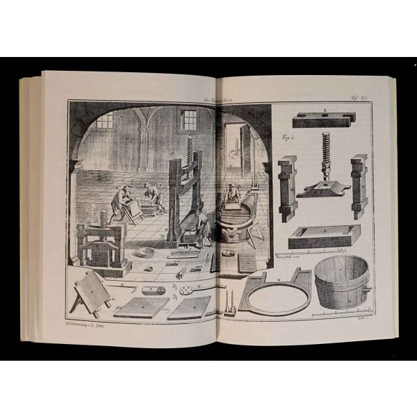 Kâğıt yapma sanatı hakkında 1762 yılında yayınlanan kitabın tıpkı basımı: DIE KUNST PAPIER ZU MACHEN, editör: Alfred Bruns, 1984, Landschaftsverband Westfalen-Lippe, 238 sayfa, 15x21 cm...