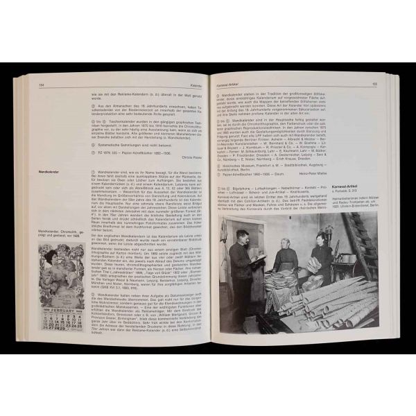 1860 ilâ 1930 yılları arasında lüks kâğıdın üretimi, işlemesi ve kullanımına dair Almanca kitap: DAS ABC DES LUXUSPAPIERS, Christa Pieske, 1983, Museum für Deutsche Volksunde Berlin, 377 sayfa, 17x24 cm...