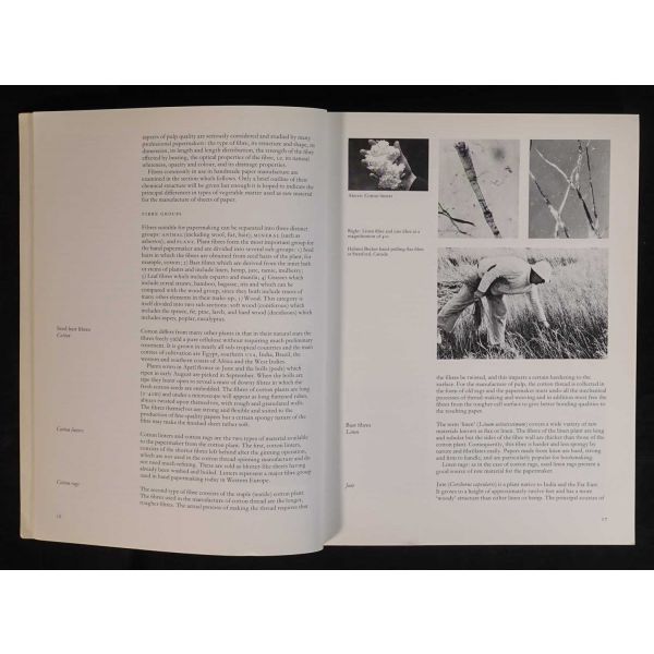 Günümüz teknikleri ve kullanımlarıyla bugünün el yapımı kâğıtçılığına dair İngilizce kitap: HANDMADE PAPER TODAY, Silvie Turner & Birgit Skiöld, 1983, Lund Humphries, London, 280 sayfa, 20x27 cm...