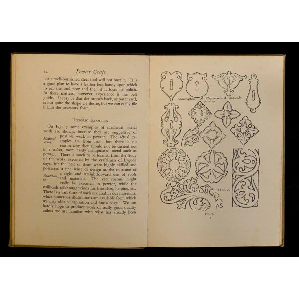Öğretmenler, öğrenciler ve zanaatkârlar için pratik el sanatları dersleri: THE ARTISTIC PRATICAL HANDCRAFT SERIES, Frederick J. Glass, 1927, University of London Press Ltd., 65 sayfa, 14x20 cm...