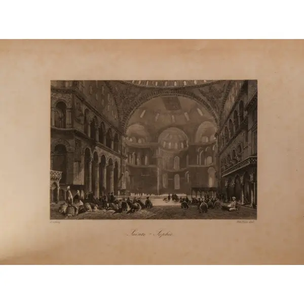 TURQUIE PITTORESQUE (Histoire - Moeurs - Description), W. A. Duckett, önsöz: Theophile Gautier, 1855, Victor Lecou, Editeur, Paris, 304 sayfa, 19x28 cm... 