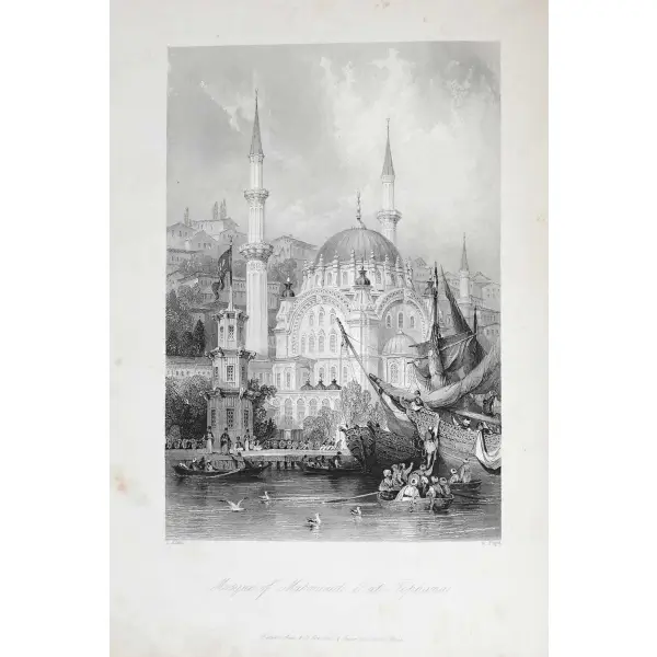 CONSTANTINOPLE AND THE SCENERY OF THE SEVEN CHURCHES OF ASIA MINOR (İstanbul ve Küçük Asya´nın Yedi Kilisesinin Manzarası), Robert Walsh & Thomas Allom, 1838, Fisher, Son, & Co. Paris, 84+100 sayfa, 23x30 cm...